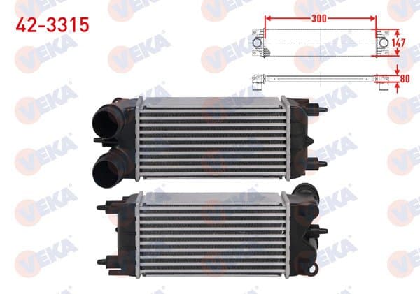 Turbo Radyatörü (Intercooler) Citroen C5 III 1.6 Thp 150 150 Hp 2010 -