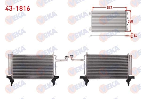 Klima Radyatörü Fiat Stilo (192) 1.2 16V 2001-2010