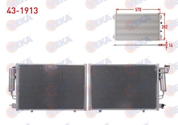 Klima Radyatörü Ford Fiesta VI 1.4 TDCI A-T / M-T 2008-2012