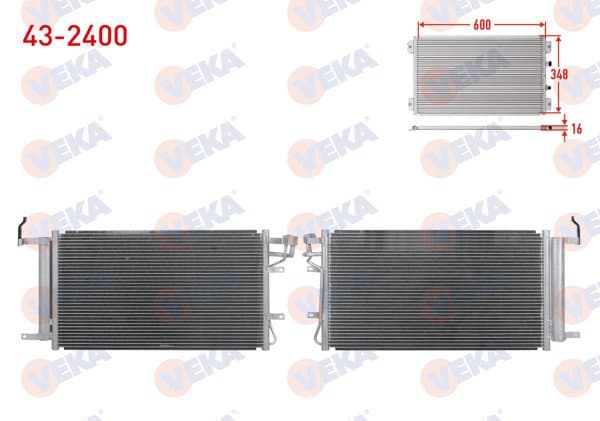 Klima Radyatörü Kia Cerato (Ld) 1.5 CRDI A-T / M-T 2004-2012