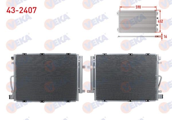 Klima Radyatörü Kia Sorento I (Jc) 2.5 CRDI A-T 2006-2009