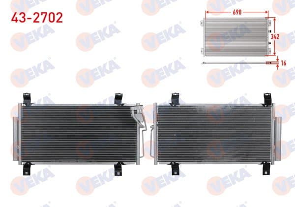 Klima Radyatörü Mazda 6 (Gh) 2.0 Mzr 2007-2012