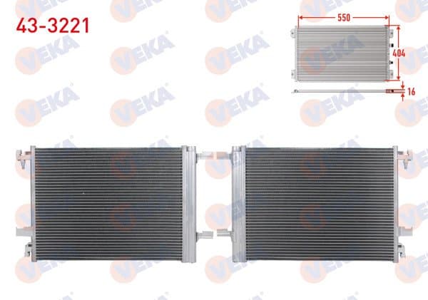 Klima Radyatörü Opel Astra J 1.3 CDTI 2009-2016