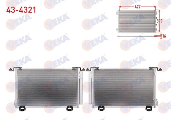 Klima Radyatörü Toyota Avensis (T25) 2.0 2003-2008