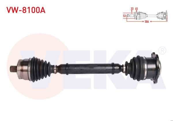 Komple Aks Sağ On Volkswagen Passat (3B2) 1.9 TDI ABS li 45 Dıs Uzunluk 586 mm 1996-2000