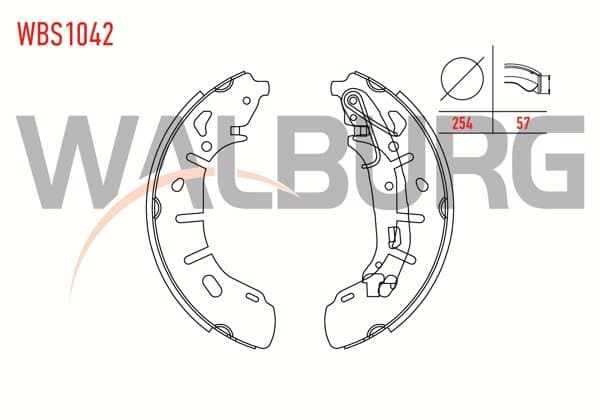 Fren Pabuç Balata Arka Fiat Doblo (152,263) 1.6 Mjt Levyelı 254X57 mm 2010-/ Fiat Doblo 1.3 Mjt 2010-/ Fiat Doblo 1.9 Mjt 2010-/ Fiat Doblo Maxı 1.3 Mjt 2010-/ Fiat Doblo Maxı 1.6 Mjt 2010 -