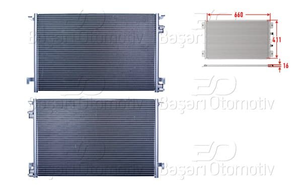 Klima Radyatörü 660X411x16 Opel Vectra C Sıgnum 1.9 2.0 2.2Dtı 02-09