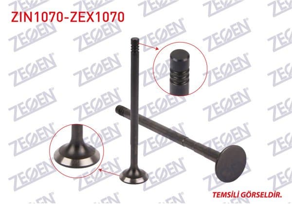 Subap Takım (Nıtrasyonlu) Toyota Corolla 1.6 16V Vvt-I Eng. (3Zz-Fe, 4Zz-Fe)