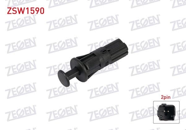 Bagaj Işık Anahtarı 2 Pin Renault Clio II 1998-2005 / Megane I 1996-2003 / Scenic 1999-2003 / Thalia 1998-2008