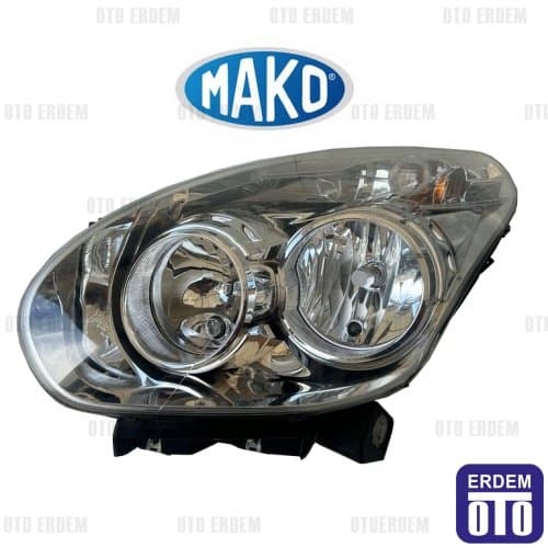 Fiat Doblo 3 Ön Far Lambası Sağ Orijinal Mako 51810671 - Mako