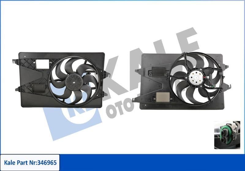 Radyatör Fan ve Motoru FORD ORJINAL 2S718C607BD