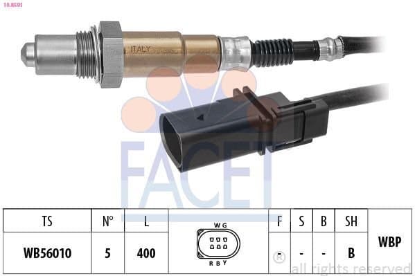 Oksijen (Lambda) Sensörü FIAT ORJINAL 51887521