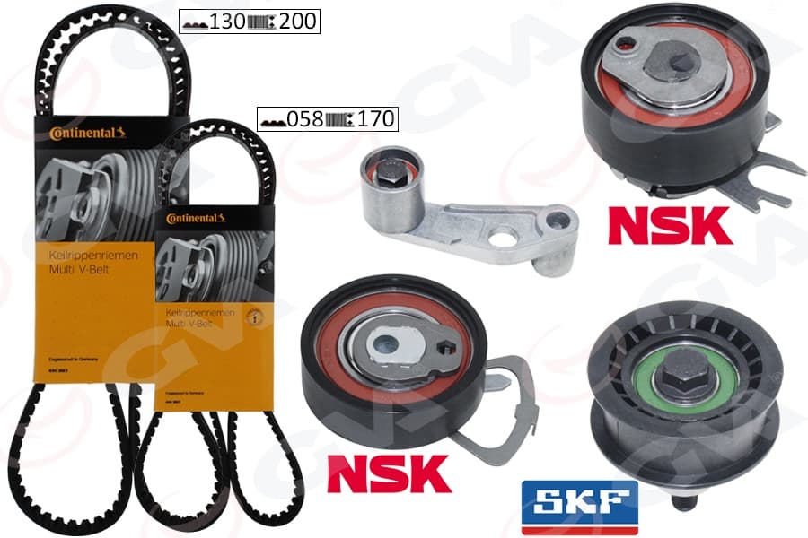 TRİGER SETİ(130x20)POLO-CORDOBA-GOLF4-FABIA-BORA 1...
