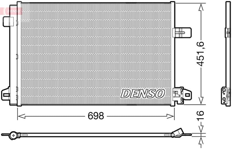 CONDENSER. AİR CONDİTİONİNG VW MULTIVAN VI (SG) (1...