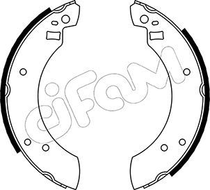 FREN PABUCU FORD EUROPE II (ATH) : 1.3;1.3. SW;1.6;1.6 SPORT;1.8;1.8 RS;2.0 RS;2.0 RS HECKANTRİEB / - CIFAM - OEM 6079622