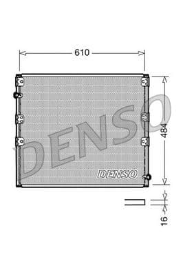 CONDENSER. AİR CONDİTİONİNG TOYOTA LAND CRUISER / ...
