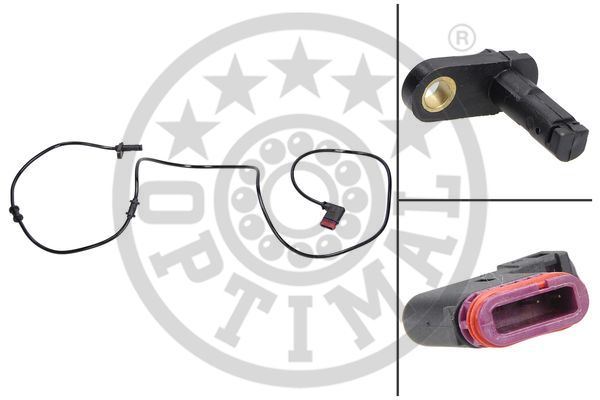 ABS SENSORU ARKA MERCEDES W211 S211 C219 - OPTIMAL - OEM A2115403017
