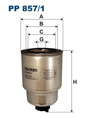 YAKIT FİLTRESİ NISSAN PRIMERA III (P12) 2.2 DI 126HP 02=> - FILTRON - OEM 16400BN303