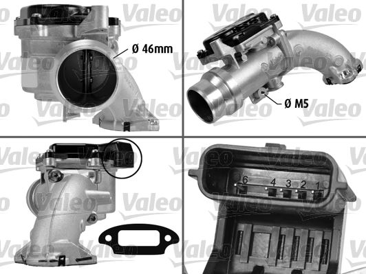 HAVA GIRIS BOGAZI MEGANE III 1.5DCI - VALEO - OEM 8200614985