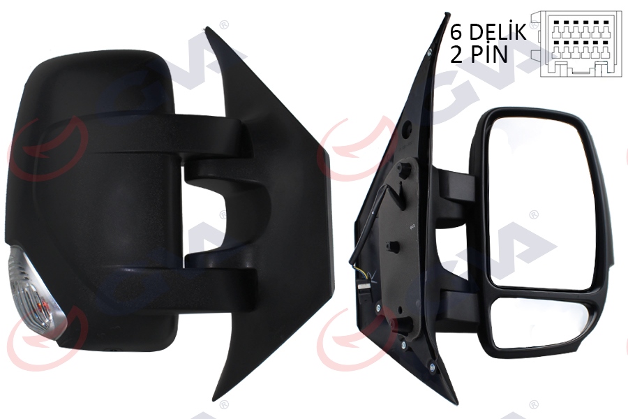 DIŞ DİKİZ AYNASI SAĞ MASTER-MOVANO 10> MEKANİK - GVA - OEM 4419422