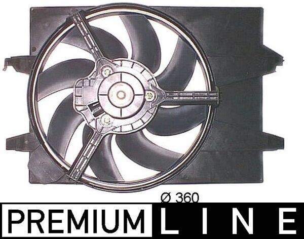 FAN MOTORU FORD FİESTA 02> 1.4-1.6 ZETEC (AC-) - MAHLE - OEM 2S6H