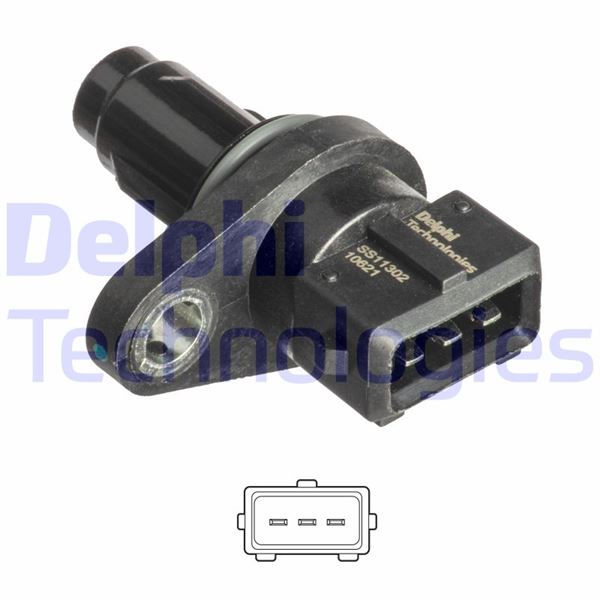 EKSANTRİK MİLİ POZİSYON SENSÖRÜ HYUNDAI ACCENT ADMIRE ERA 1.4L 1.5L 1.6L G4EE G4EB G4ED 01-10 / ELANTRA 01-> / GETZ 06-10 / MATRIX 01-> / KIA CERATO 04-> / RIO 05-> - DELPHI - OEM 3935026900