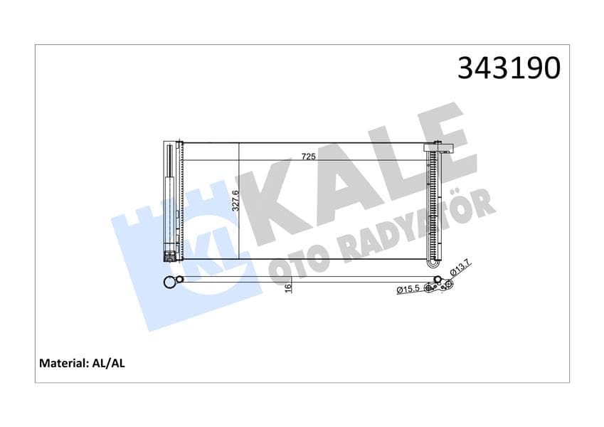 KLİMA KONDENSERİ PORSCHE PANAMERA (AL-AL)