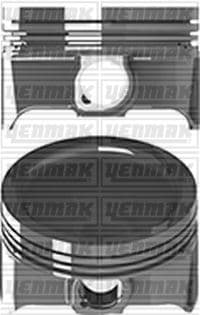 MOTOR PİSTON+SEGMAN TOLEDO-FABİA-RAPİD-ROOMSTAR-PO...