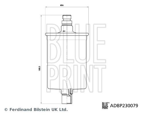 YAKIT FİLTRESİ PORSCHE — BLUEPRINT ADBP230079 - BLUEPRINT - OEM 92811014705