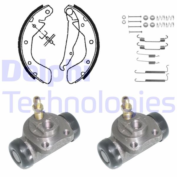 FREN PABUÇ KİTİ ARKA DAEWOO ARANOS. CİELO. ESPERO. NEXİA / OPEL ASTRA. CORSA. CORSA VAN. VECTRA 09/0 - DELPHI