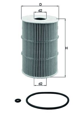 YAĞ FİLTRESİ In-line fuel filter - MAHLE