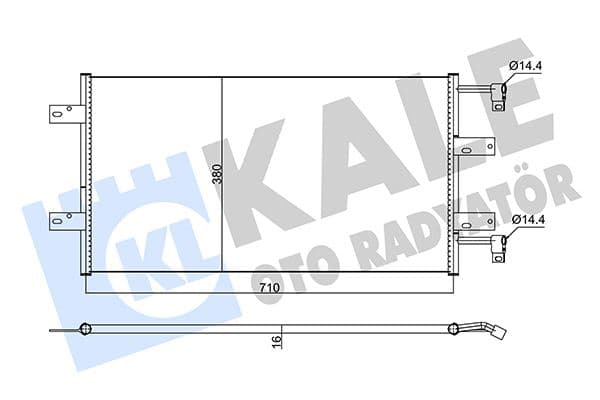 KONDENSER NISSAN PRIMASTAR-OPEL VIVARO-RENAULT TRA...