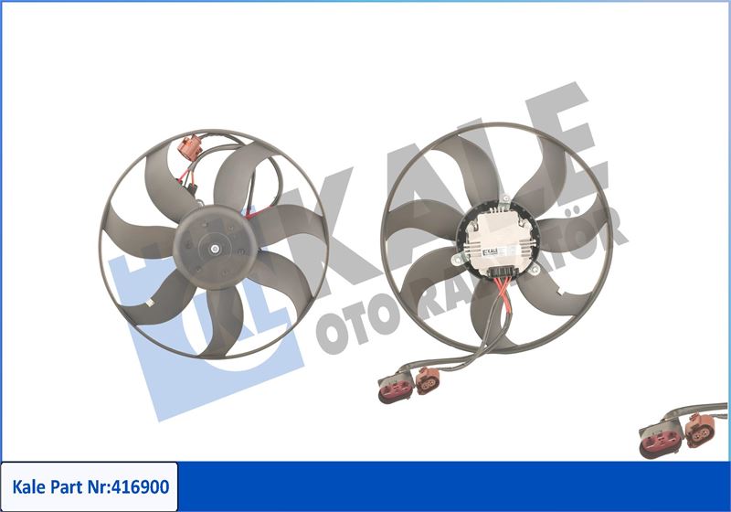 FAN MOTORU CADDY III-GOLF V-VI-PLUS-JETTA III-IV-PASSAT-SCIROCCO-TOURAN (SOL) 300W 363mm - KALE - OEM 1K0959455DT