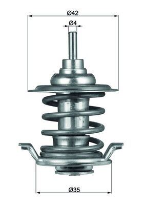 TERMOSTAT Thermostat insert — MAHLE TX5983 - MAHLE