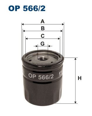 YAĞ FİLTRESİ FIAT PANDA I (141A) 0.9 KAT. 40HP 04/92-12/96 - FILTRON - OEM 534372