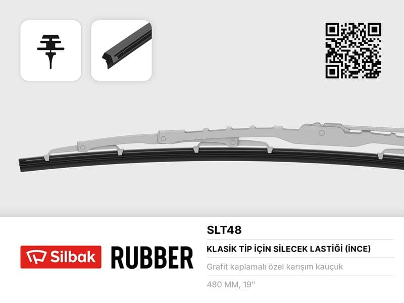 SİLECEK LASTİĞİ 480MM TELLİ TİP SILECEKLERE UYGUN ...