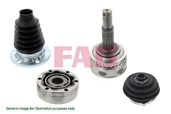 AKS KAFASI ON DIS LAND ROVER FREELANDER I L314 98>06 - FAG - OEM TDJ100470