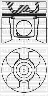 MOTOR PİSTON+SEGMAN (STD) (89.00mm) MASTER 01> ...