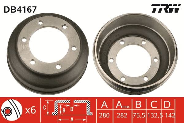 ARKA FREN KAMPANASI TRANSIT T15 93>99 - TRW - OEM 92VB1126BA