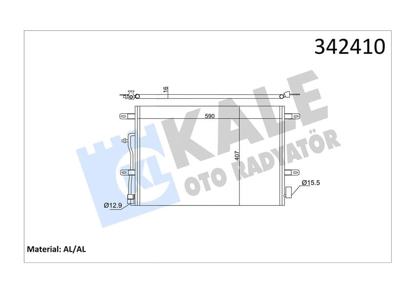KLİMA KONDENSERİ AUDI AUDI A4 (AL-AL)