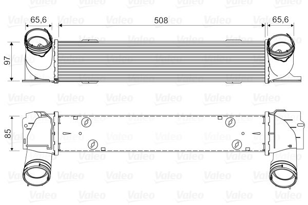 TURBO RADYATORU BMW N47 M47 N2 E81 E87 E90 E84 - VALEO - OEM 17517524916