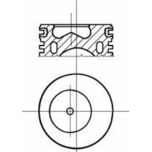 MOTOR PİSTON+SEGMAN (0,40) (80,50 ÇAP) PALIO-SIENA...
