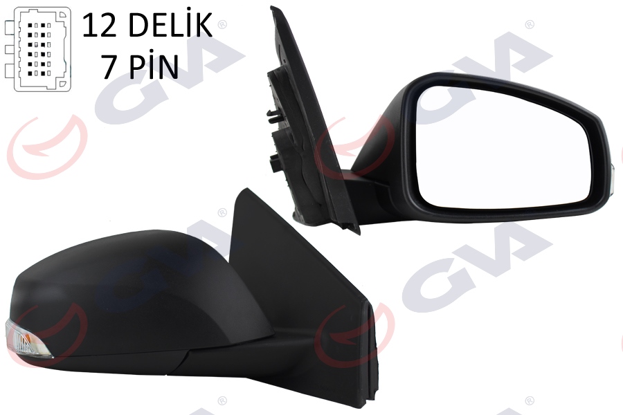 DIS AYNA ON SAG ELEKTRIKLI ISITMALI ASTARLI FLUENCE MEGANE 2009 > - DE-GA - OEM 963012395R