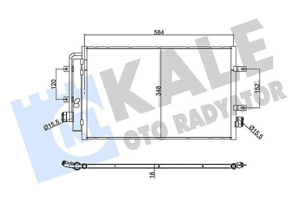 KLİMA RADYATÖRÜ IVECO DAILY IV 11>14 DAILY V 1...