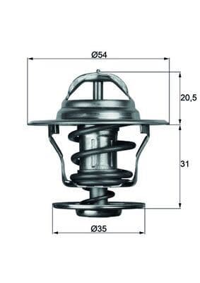 TERMOSTAT (92C)VOLVO C70 (97-02)S40 (95-03)OMEGA A...