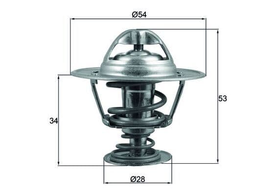 Termostat 82 °C HYUNDAI ORJINAL 2551042010