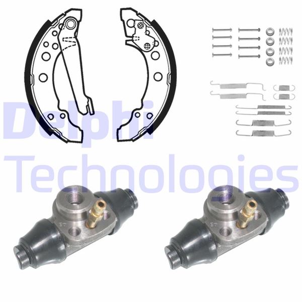FREN PABUÇ KİTİ ARKA SEAT AROSA / VW LUPO. POLO 02/85> - DELPHI