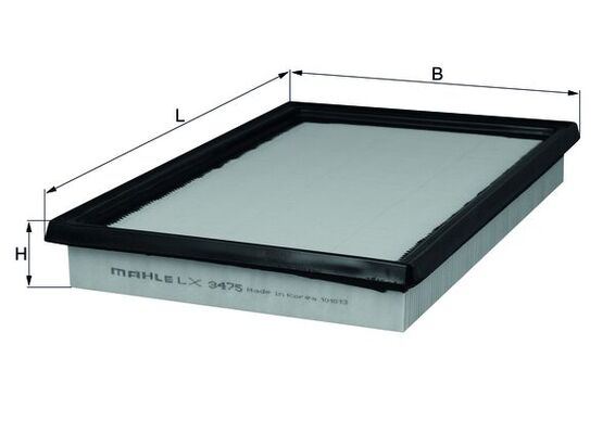HAVA FİLTRESİ Air filter element — MAHLE LX3475 - MAHLE