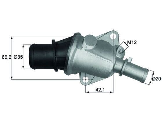 TERMOSTAT (KOMPLE) FIAT BRAVO I (182_) 88C