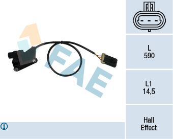 EKSANTRİK MİL SENSÖRÜ ASTRA F-ASTRA G-CORSA B-TIGRA-VECTRA B-ZAFIRA 1.4-1.6 16V - FAE - OEM 90412795